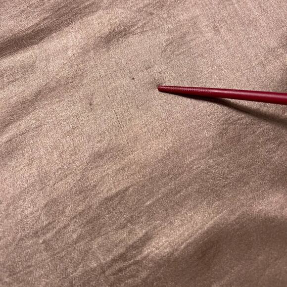 Madewell The Harlow High Rise Wide-Leg Pant in Satin Size 12P Petite Ice Mocha - Picture 8 of 15